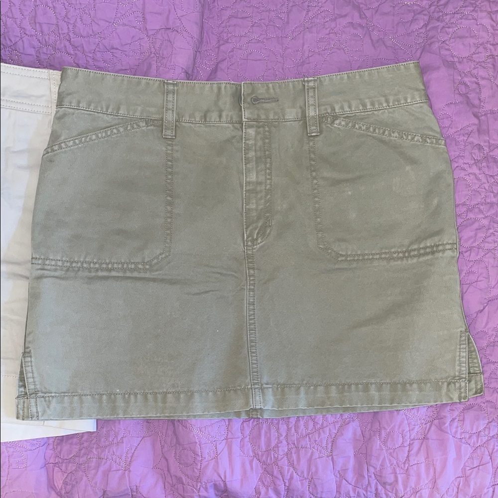 Old Navy Green Mini Skirt